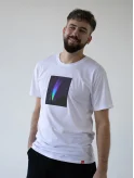 ASTRO Pánské tričko AGEN bílé Kometa