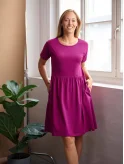 ALBA Dámské šaty purpurové