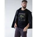 SVATÝ Pánské tričko AGEN černé Revoluce