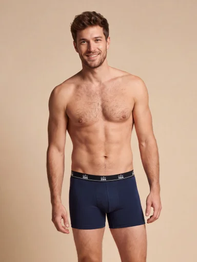 DOMINGO Pánské merino boxerky navy