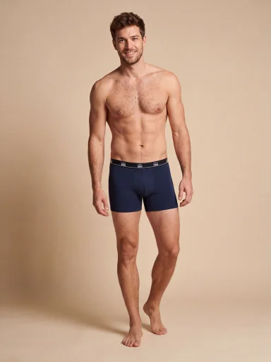 DOMINGO Pánské merino boxerky navy