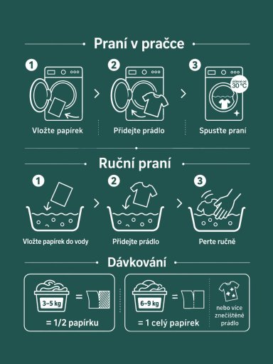 GENTLEMAN Prací papírky 15 ks