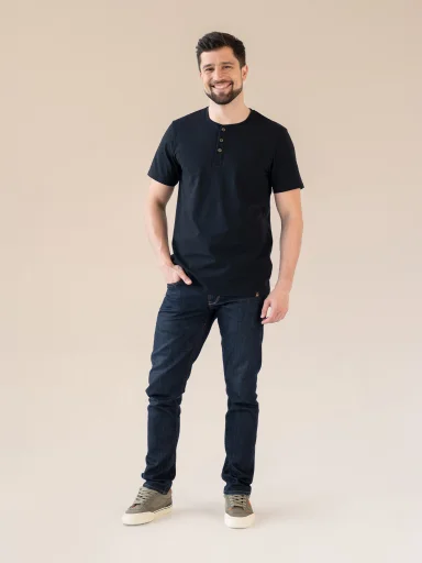 ERMONT Pánské tričko černé XL