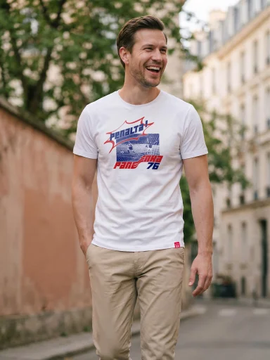 PANENKA Pánské tričko AGEN bílé Penalta