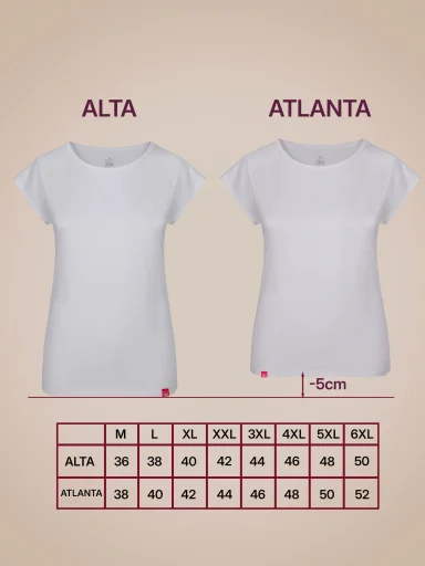 ATLANTA Dámské tričko bílé