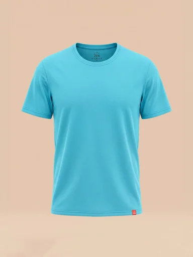 TORINO Pánské tričko azurové 4XL
