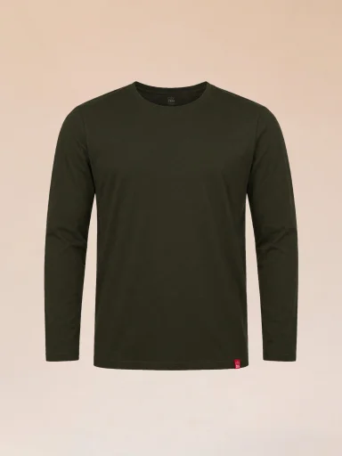 DENVER Pánské tričko dark khaki L