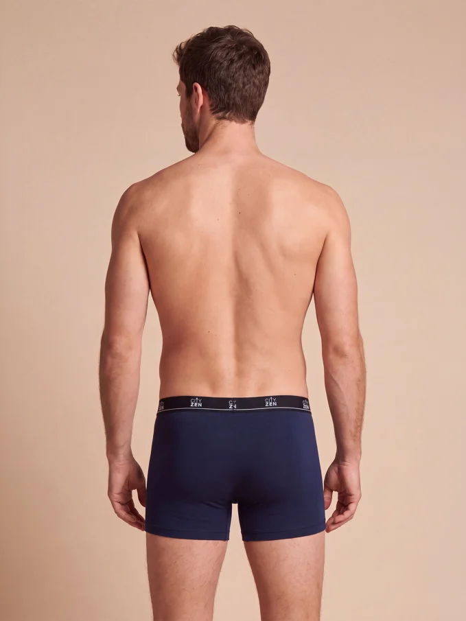 DOMINGO Pánské merino boxerky navy