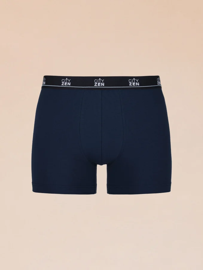 DOMINGO Pánské merino boxerky navy