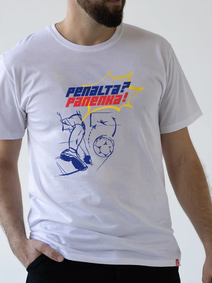 PANENKA Pánské tričko AGEN bílé Střela