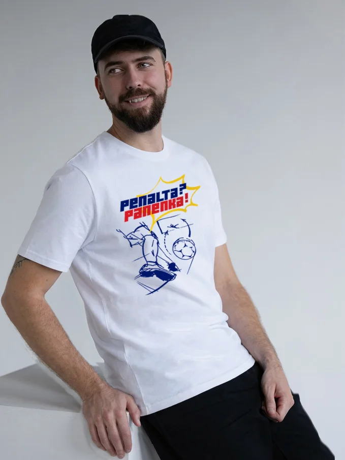 PANENKA Pánské tričko AGEN bílé Střela
