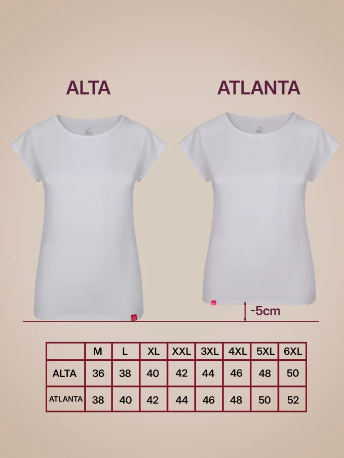 ATLANTA Dámské tričko bílé
