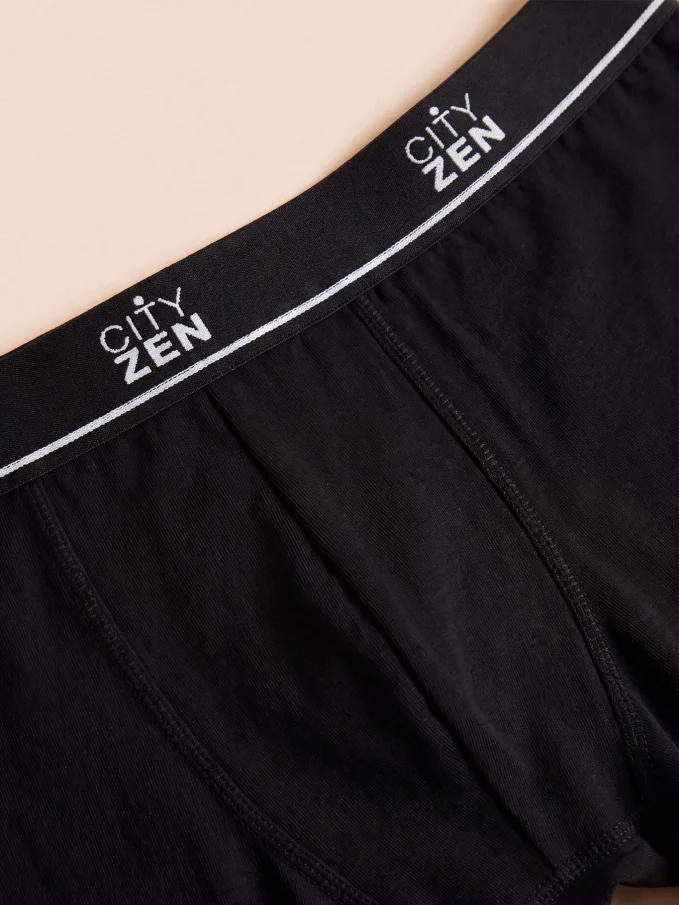 PUNO Výhodná sada 6 pánských boxerek černé 5 + 1 XL