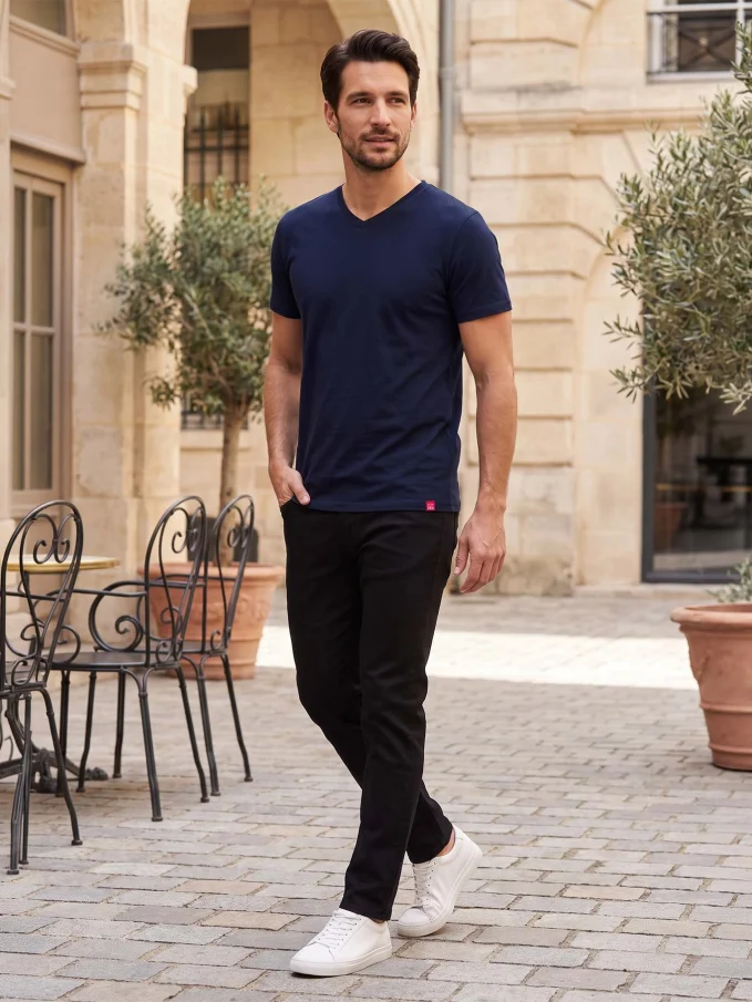 BONDY Pánské tričko navy 6XL