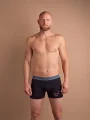LYON Pánské boxerky černé s potiskem Piškvorky 4XL